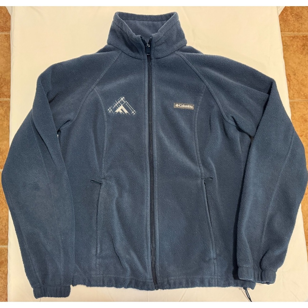 Columbia Youth Fleece Pullover - Blue- Size M - 100% Poylester